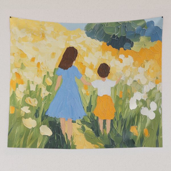 Item preview, Friendliness | Post-impressionist painting style designed and sold by ComicsFactory.
