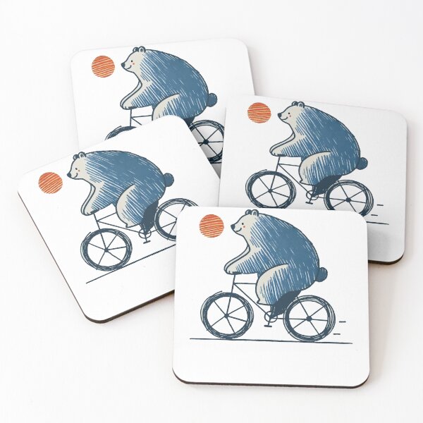 Item preview, Bicycle Bear Adventure Cycling designed and sold by LuminOrb.