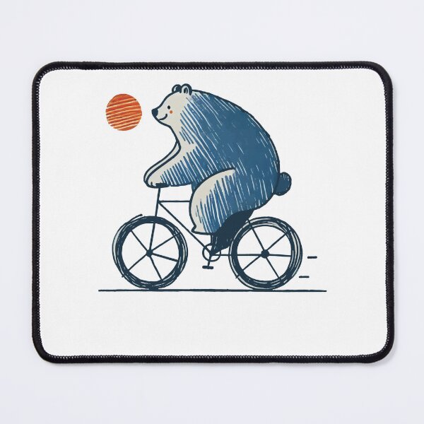 Item preview, Bicycle Bear Adventure Cycling designed and sold by LuminOrb.