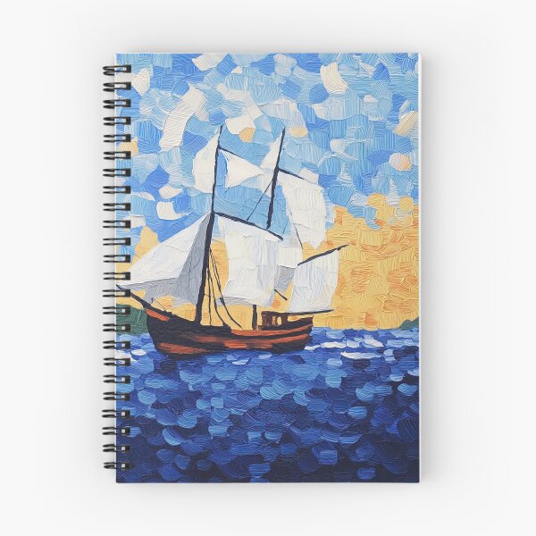Item preview, Frigate | Post-impressionist painting style designed and sold by ComicsFactory.