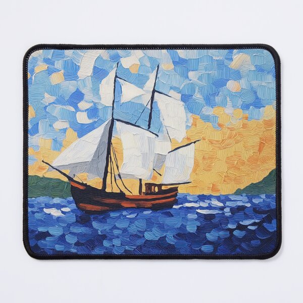 Item preview, Frigate | Post-impressionist painting style designed and sold by ComicsFactory.