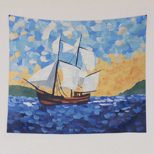 Item preview, Frigate | Post-impressionist painting style designed and sold by ComicsFactory.