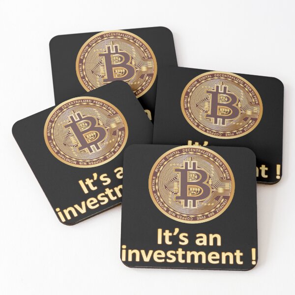 Item preview, Bitcoin - It's an investment ! designed and sold by Baaam-Design.