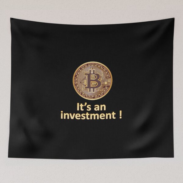 Item preview, Bitcoin - It's an investment ! designed and sold by Baaam-Design.
