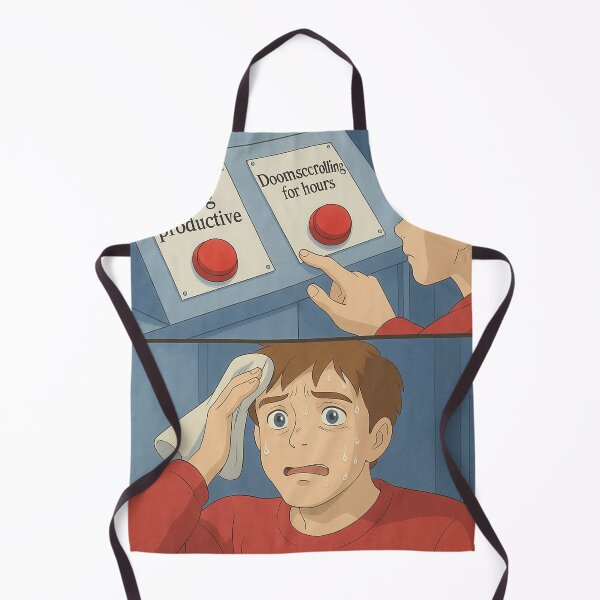 Item preview, Between productivity and doomscrolling designed and sold by Kunst-Shirt.