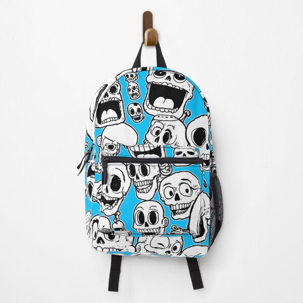 Item preview, Crazy cute funny faces and skulls in japan style manga anime ink drawing designed and sold by VonKalt.