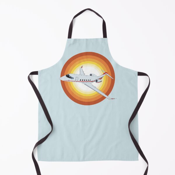 Item preview, Bombardier Challenger 350 Jet Sunset Retro Aviation Design designed and sold by skye-studio.
