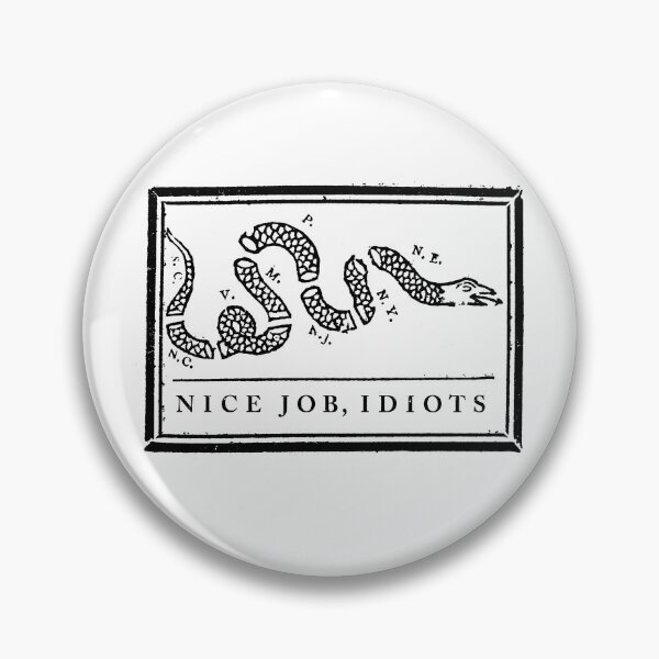 Item preview, Join or Die, Idiots designed and sold by imaginaryhand.