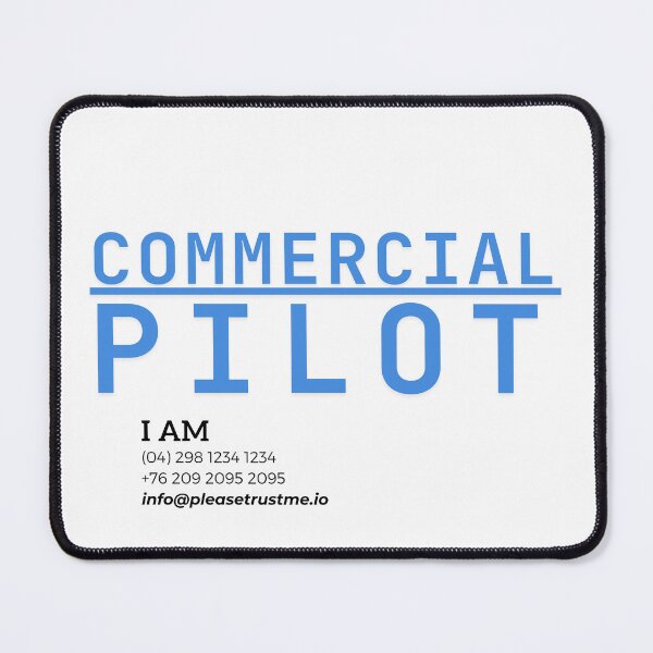 Item preview, I am commercial pilot. designed and sold by TOOKTIKshop.