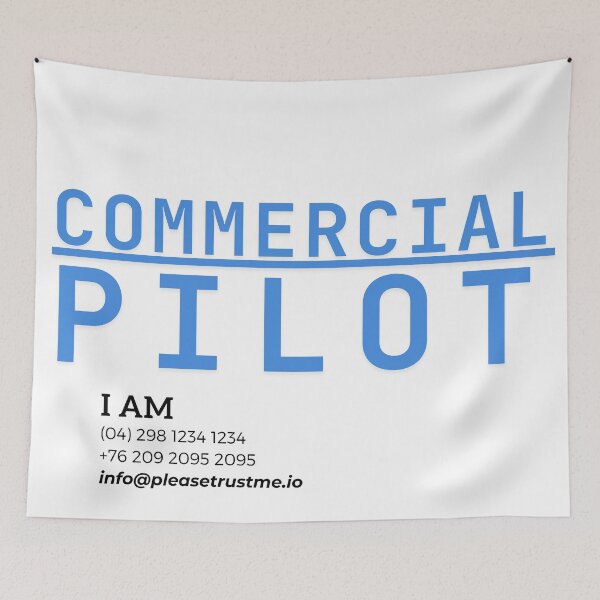 Item preview, I am commercial pilot. designed and sold by TOOKTIKshop.