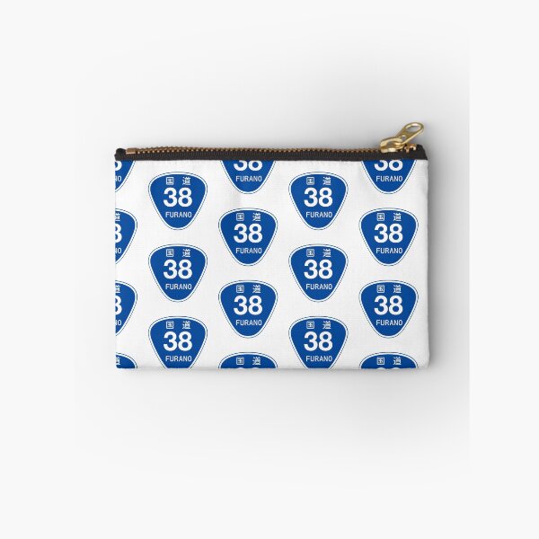 Item preview, Furano Route 38 Road Sign | Hokkaido, Asahidake Niseko | Snowboard Decal Japow Japan National Highway designed and sold by PawaPotto.
