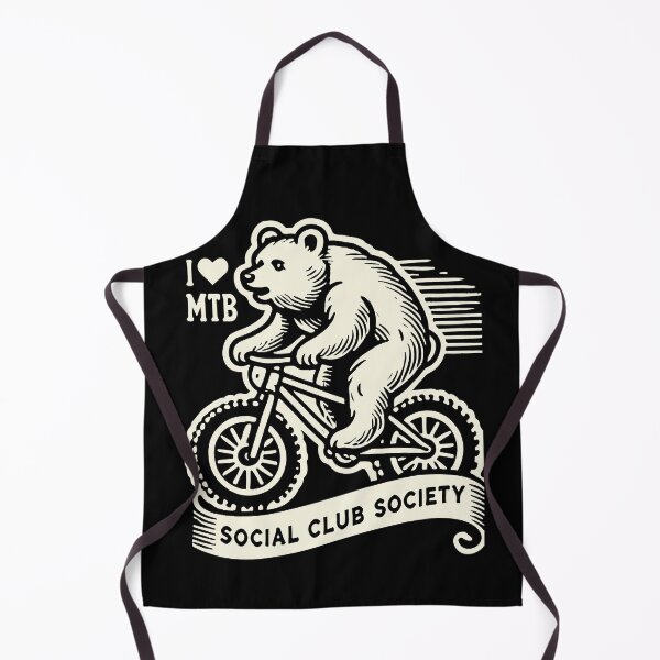 Item preview, Bicycle Retro Style I Love Mtb Bär designed and sold by LuminOrb.
