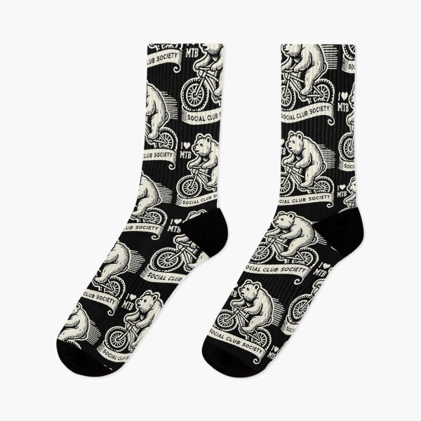 Item preview, Bicycle Retro Style I Love Mtb Bär designed and sold by LuminOrb.