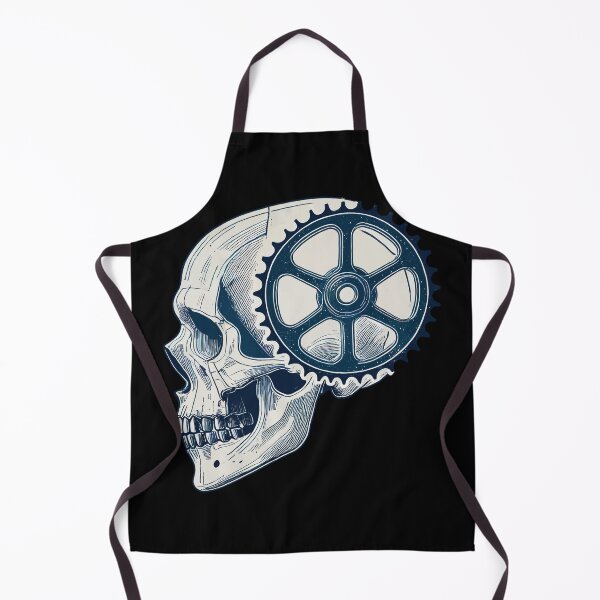 Item preview, Bicycle Lover Skull With Gear For Cycling designed and sold by LuminOrb.
