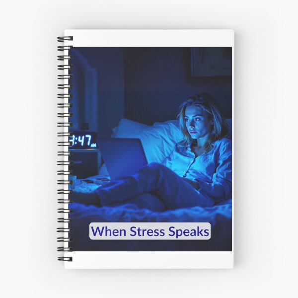 Item preview, When Stress Speaks – The Silent Struggle designed and sold by Make It A Better Day.