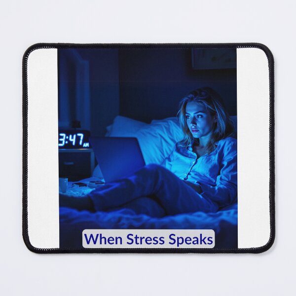 Item preview, When Stress Speaks – The Silent Struggle designed and sold by Make It A Better Day.