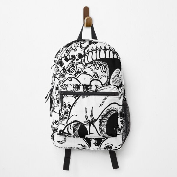 Item preview, Crazy cute funny faces and skulls in japan style manga anime ink drawing designed and sold by VonKalt.