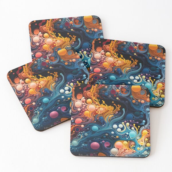 Item preview, Abstract color swirls #7 designed and sold by Jirka Svetlik, Studio Illuvision.