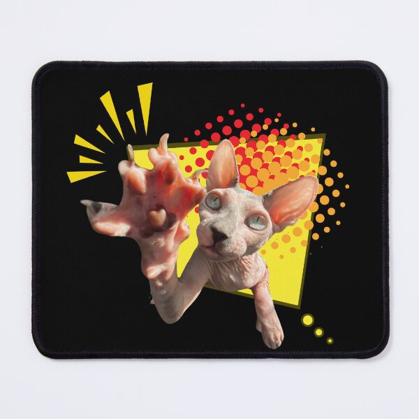 Item preview, Sphynx cat comic book style designed and sold by OneMoreBrand.