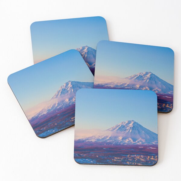 Item preview, The city ​​against the backdrop of a sleeping volcano   designed and sold by The Ink Nest..