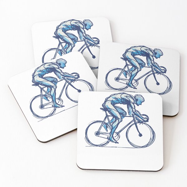 Item preview, Racing Bike Driver Bicycle Artwork Sporty designed and sold by LuminOrb.