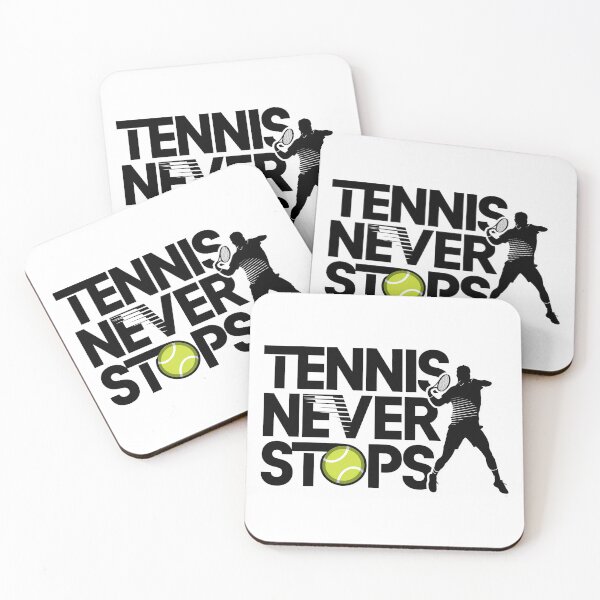 Item preview, Tennis Never Stops - Sports Graphic Design for Tennis Lovers designed and sold by LV-creator.