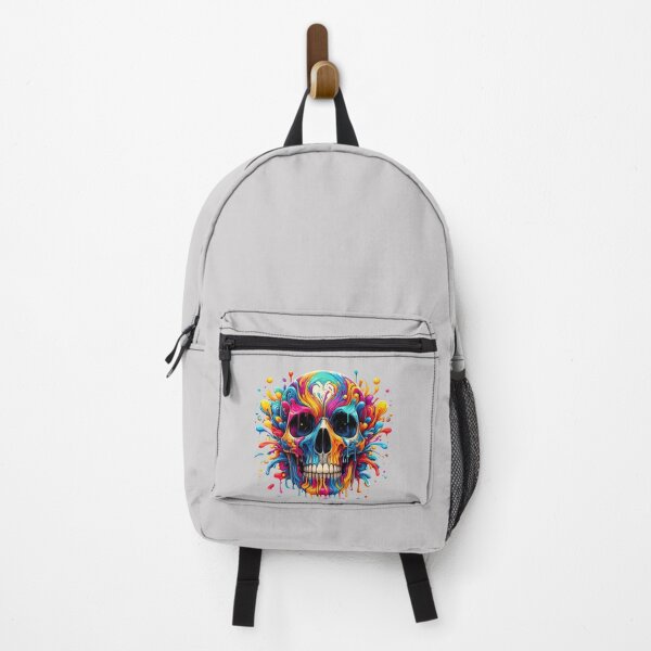 Item preview, Vibrant Skull Art Splash designed and sold by StyleTee11.