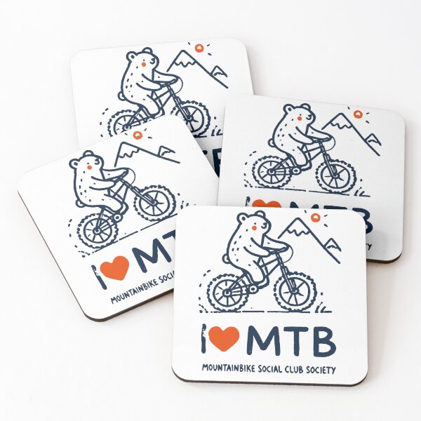 Item preview, Bicycle Bär I Love Mtb Mountainbike Fun designed and sold by LuminOrb.