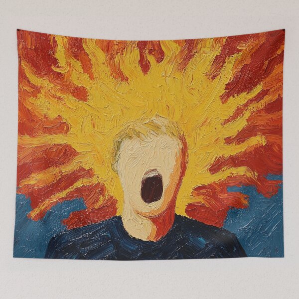Item preview, Frustration | Post-impressionist painting style designed and sold by ComicsFactory.