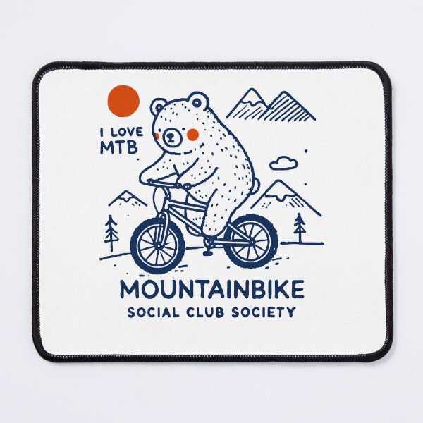 Item preview, Bicycle Adventure With Bär Mountainbike Social designed and sold by LuminOrb.