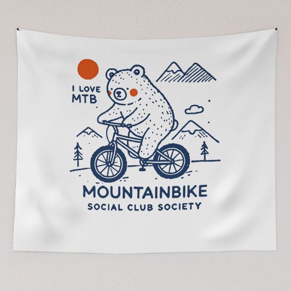 Item preview, Bicycle Adventure With Bär Mountainbike Social designed and sold by LuminOrb.