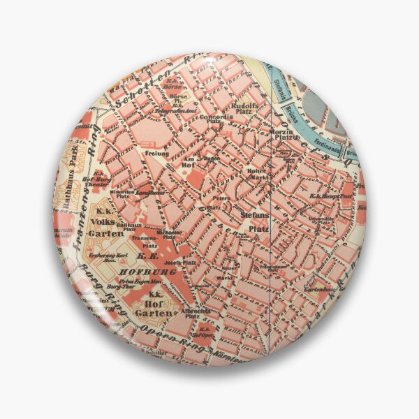 Item preview, Map of Vienna in 1895 designed and sold by 19th Century in Color.