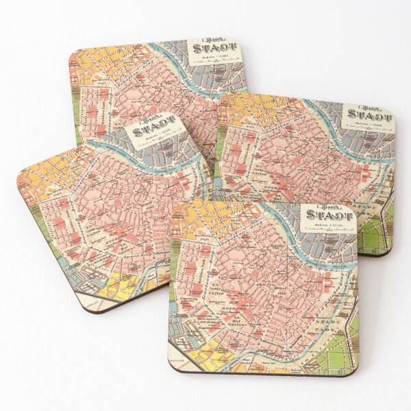 Item preview, Map of Vienna in 1895 designed and sold by 19th Century in Color.