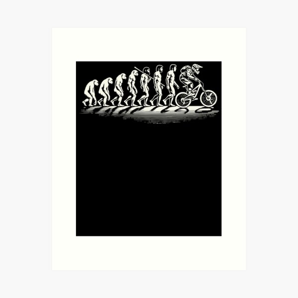 Item preview, Evolution Bicycle Mountainbike Radsport Humor designed and sold by LuminOrb.