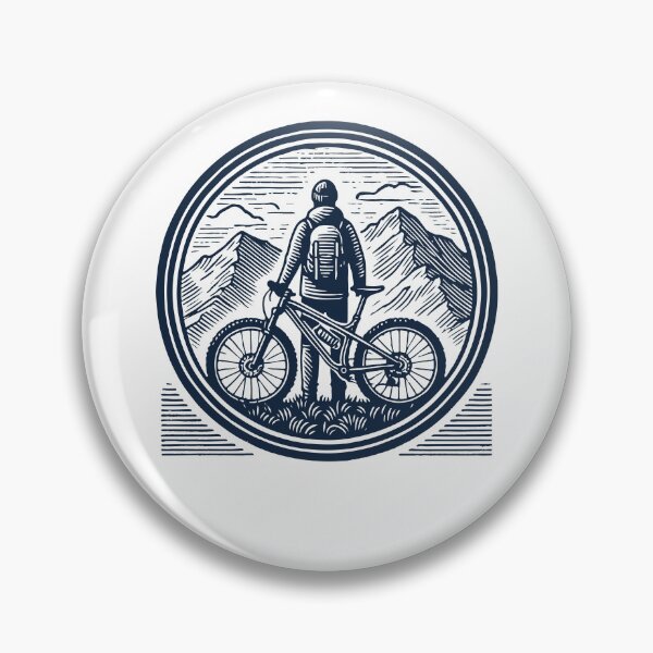 Item preview, Mountainbike Adventure Bicycle Nature Retro designed and sold by LuminOrb.