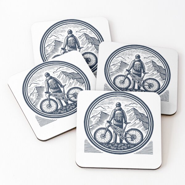 Item preview, Mountainbike Adventure Bicycle Nature Retro designed and sold by LuminOrb.