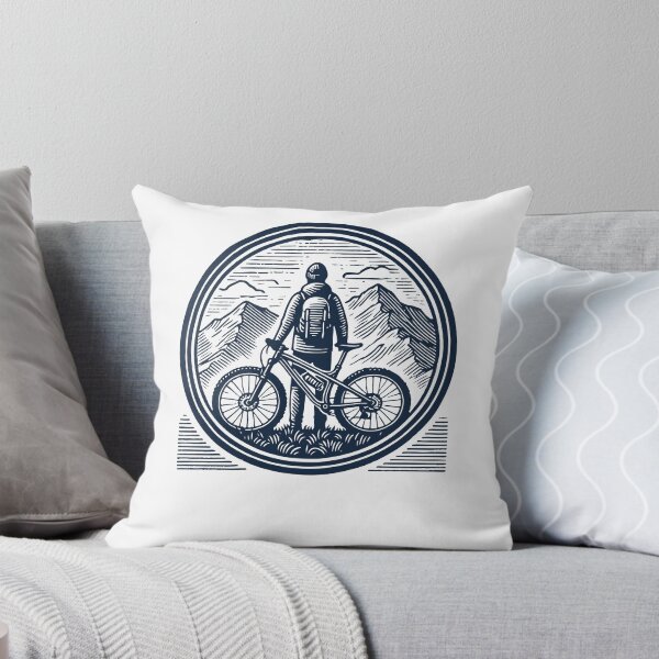 Item preview, Mountainbike Adventure Bicycle Nature Retro designed and sold by LuminOrb.