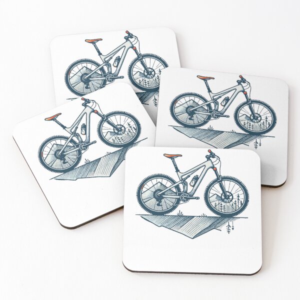 Item preview, Adventure Bike Mountain Bike Mountains Nature designed and sold by LuminOrb.