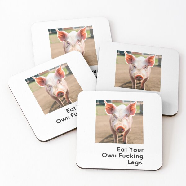 Item preview, Eat your own f legs  designed and sold by Purple Fabric.