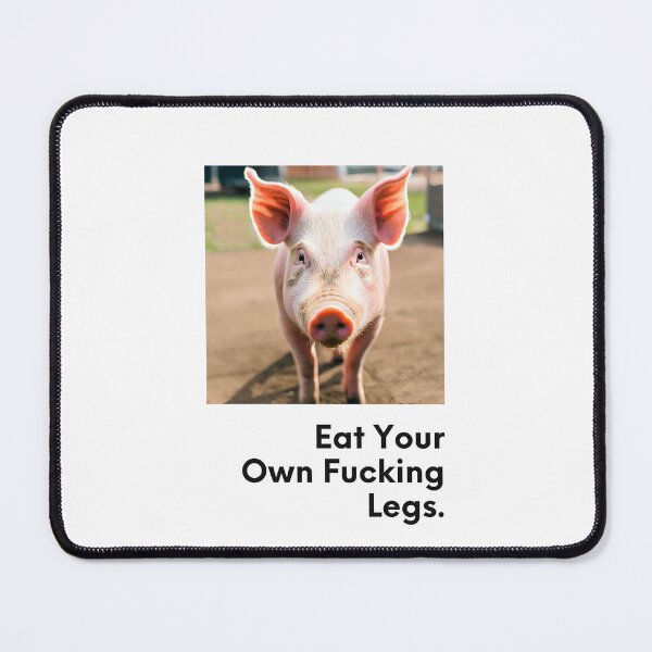 Item preview, Eat your own f legs  designed and sold by Purple Fabric.