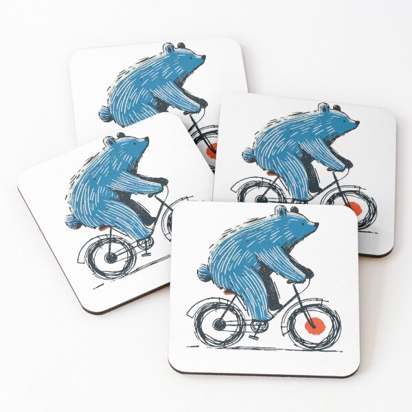 Item preview, Bicycle Adventure With A Bear On Two -wheeler designed and sold by LuminOrb.