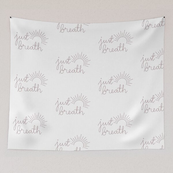 Aperçu de l'œuvre Respirez simplement le soleil en mauve créée et vendue par CNDStore.