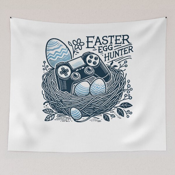 Item preview, Easter Egg Hunter Gaming Controller Nest designed and sold by LuminOrb.