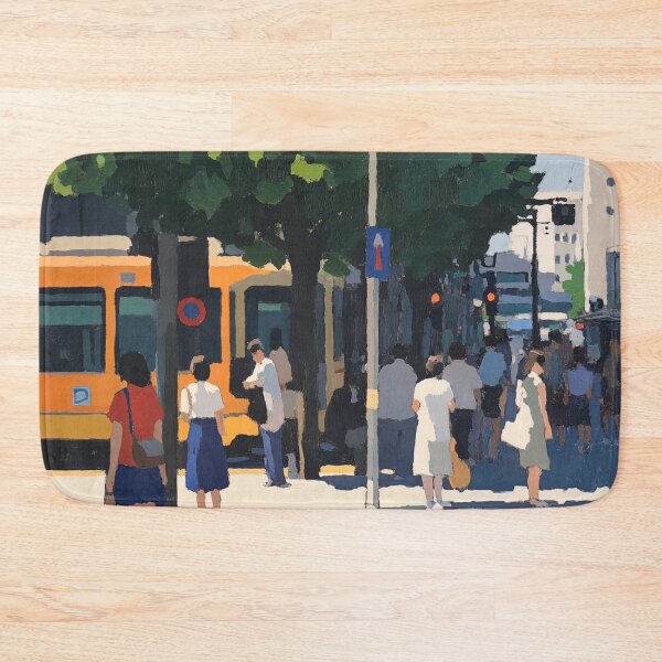 Item preview, Fukuoka | Post-impressionist painting style designed and sold by ComicsFactory.