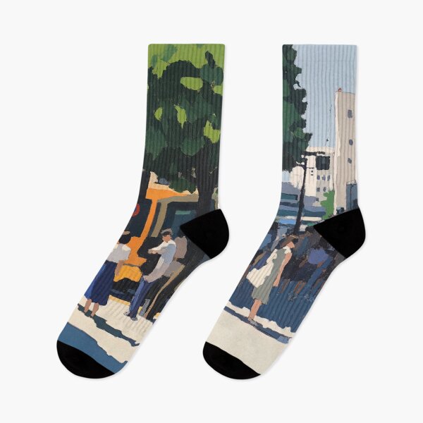 Item preview, Fukuoka | Post-impressionist painting style designed and sold by ComicsFactory.