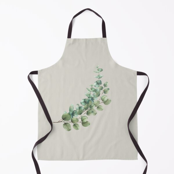 Item preview, Watercolor Eucalyptus plant branch with round leaves hand drawn floral illustration designed and sold by BartolArt.