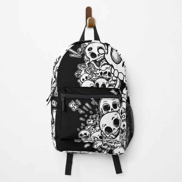 Item preview, Crazy cute funny faces and skulls in japan style manga anime ink drawing designed and sold by VonKalt.