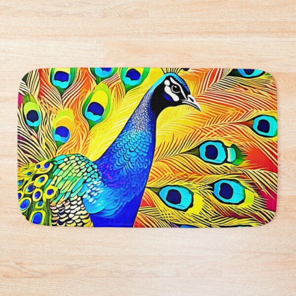 Item preview, Peacock Feather Art designed and sold by Health And Fitness Posts e-Store.