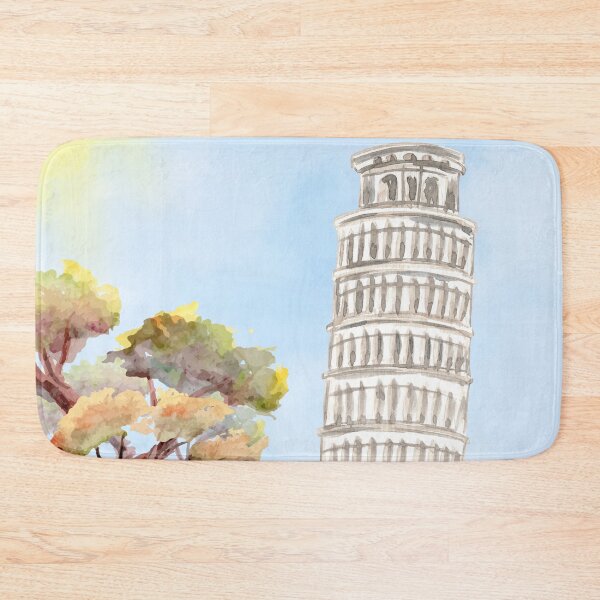 Item preview, Leaning Tower Watercolor designed and sold by Art-by-Terry.