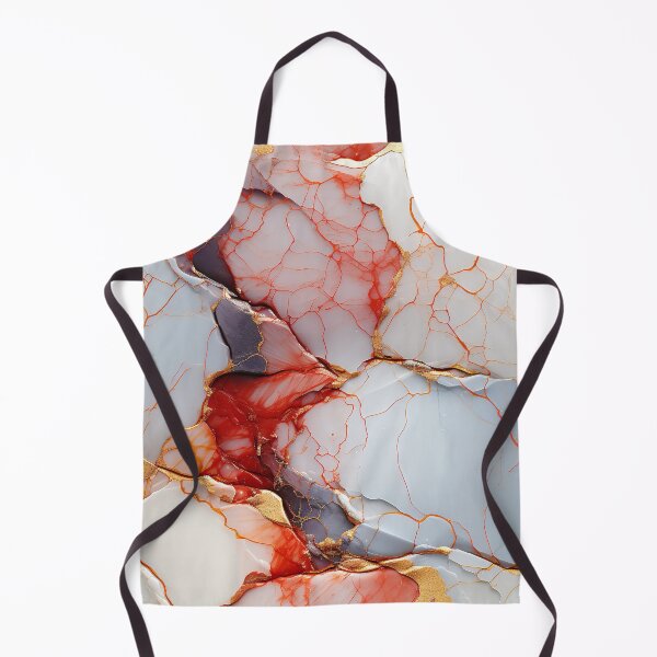 Item preview, Red abstract marble design #6 designed and sold by Jirka Svetlik, Studio Illuvision.